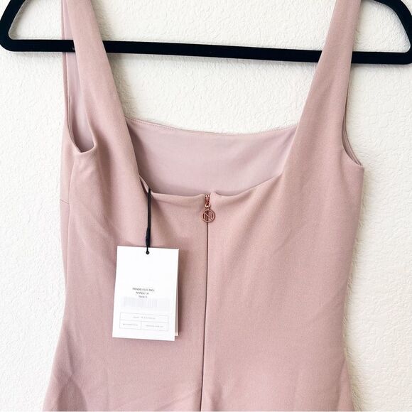 NWT Nookie Rendezvous Midi Bodycon Dress in Nude S - Picture 5 of 7
